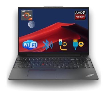 Lenovo E16 Thinkpad 21JT0017TXATL14 Dahili AMD Radeon Graphics AMD Ryzen 7 7730U 40 GB Ram 2 TB SSD 16 inç Full HD FreeDos Laptop