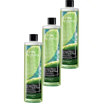 Avon Senses Paçuli Armut Aromalı Duş Jeli 3x500 ml