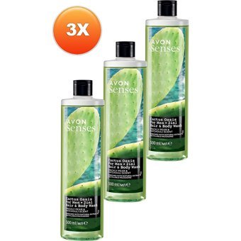 Avon Senses Paçuli Armut Aromalı Duş Jeli 3x500 ml