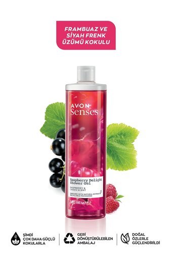 Avon Senses Armut Paçuli Orman Kokulu Aromalı Duş Jeli 4x500 ml