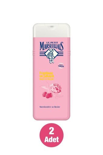 Le Petit Marseillais Frambuaz Şakayık Aromalı Nemlendirici Duş Jeli 2x400 ml