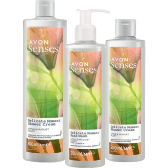 Avon Senses Elma Müge Çiçeği Aromalı Duş Jeli 1000 ml