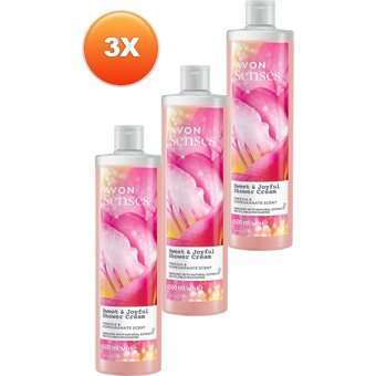 Avon Senses Freşya Nar Aromalı Duş Jeli 3x500 ml