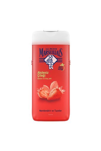 Le Petit Marseillais Akdeniz Çileği Aromalı Nemlendirici Duş Jeli 3x400 ml