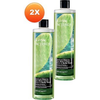Avon Senses Paçuli Armut Aromalı Duş Jeli 2x500 ml