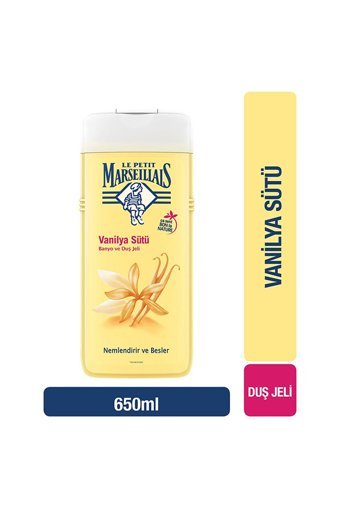 Le Petit Marseillais Vanilyalı Aromalı Nemlendirici Duş Jeli 3x650 ml