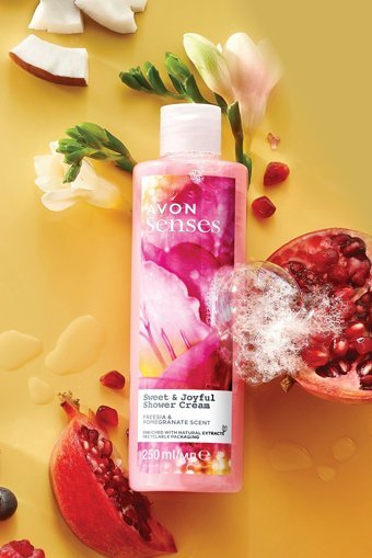 Avon Senses Freşya Nar Aromalı Duş Jeli 250 ml