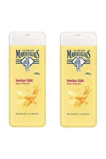 Le Petit Marseillais Vanilyalı Sütü Aromalı Nemlendirici Duş Jeli 2x400 ml