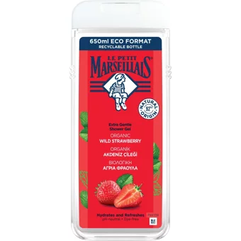 Le Petit Marseillais Akdeniz Çileği Aromalı Nemlendirici Duş Jeli 650 ml