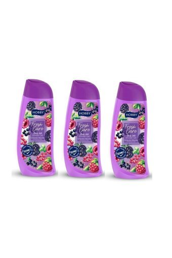 Hobby Fresh Care Canlandırıcı Meyveler Aromalı Nemlendirici Duş Jeli 3x500 ml