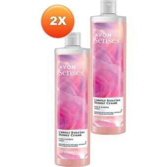Avon Senses Gül Amber Aromalı Duş Jeli 2x500ml