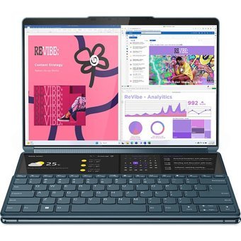 Lenovo Yoga book 9 82YQ004STR Dahili Intel Iris Xe Graphics Eligible Intel Core i7 1355U 16 GB Ram 1 TB SSD 13.3 inç Full HD Windows 11 Home Dokunmatik 2'Si 1 Arada