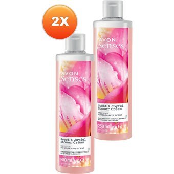 Avon Senses Freşya Nar Aromalı Duş Jeli 2x250 ml
