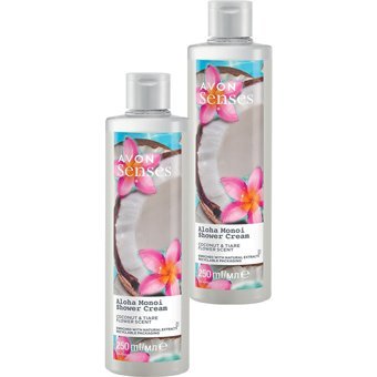 Avon Senses Zambak Hindistan Cevizi Aromalı Duş Jeli 2x250 ml