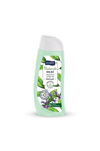 Hobby Naturals Adaçayı Özü Çayağacı Yağı Aromalı Nemlendirici Duş Jeli 500 ml