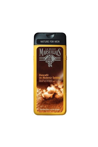 Le Petit Marseillais Nature For Men Zencefil Akdeniz Selvisi Aromalı Nemlendirici Duş Jeli 400 ml