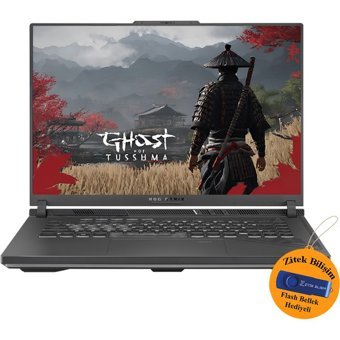 Asus ROG Strix G16 G614JV-N3159 ZI709 Harici GeForce RTX 4060 Intel Core i7 13650HX 64 GB Ram 1 TB SSD 16 inç Full HD FreeDos Oyuncu Laptop + Zitek 16 GB Flash Bellek