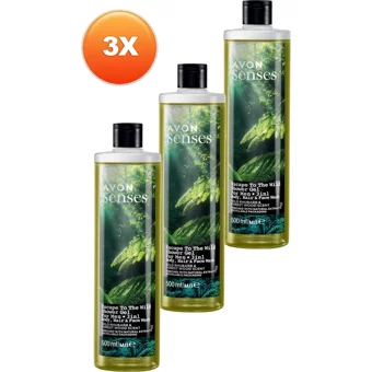 Avon Senses Duş Jeli 3x500 ml