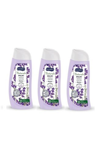 Hobby Naturals Kekik Özü Lavanta Yağı Aromalı Nemlendirici Duş Jeli 3x500 ml