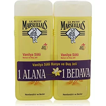 Le Petit Marseillais Vanilyalı Sütü Aromalı Nemlendirici Duş Jeli 840 ml