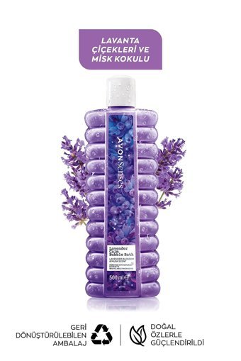 Avon Senses Lavanta Aromalı Duş Jeli 3x500 ml
