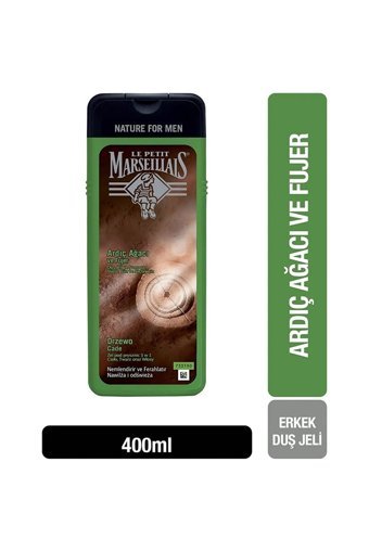 Le Petit Marseillais Nature For Men Selvi Ağacı Ardıç Ağacı Aromalı Nemlendirici Duş Jeli 2x400 ml