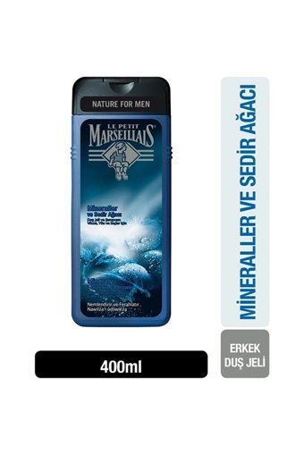 Le Petit Marseillais Nature For Men Selvi Ağacı Ardıç Ağacı Aromalı Nemlendirici Duş Jeli 2x400 ml