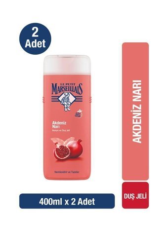 Le Petit Marseillais Akdeniz Narı Aromalı Nemlendirici Duş Jeli 400 ml