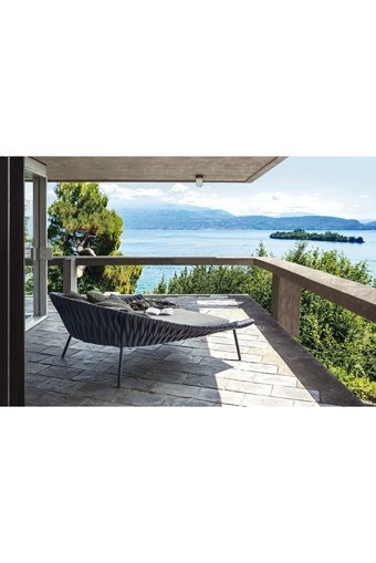 Passion Navis Rattan İkili Bahçe Koltuğu Haki Antrasit