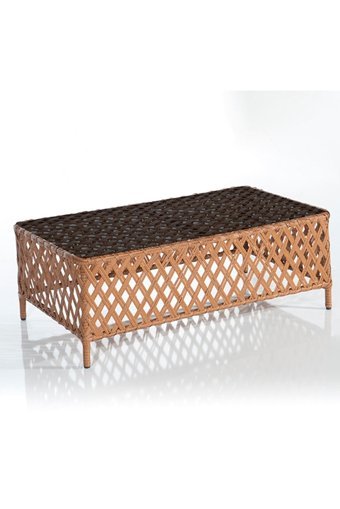 Diwa Garden Simon-3 Rattan İkili Bahçe Koltuğu Bej Kahverengi