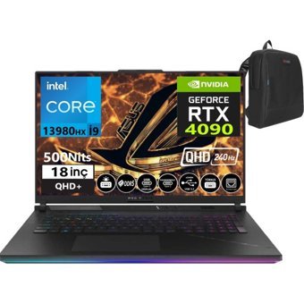 Asus ROG Strix Scar 18 G834JY-N604019 Harici GeForce RTX 4090 Intel Core i9 13980HX 32 GB DDR5 Ram 2 TB SSD 18 inç QHD Windows 11 Pro Oyuncu Laptop + WeblegelsinÇanta