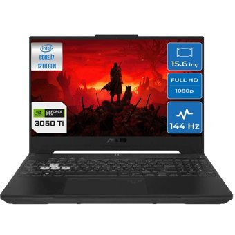 Asus TUF Gaming F15 FX507ZC4-HN008 Harici GeForce RTX 3050 Intel Core i7 12700H 16 GB Ram 512 GB SSD 15.6 inç Full HD FreeDos Oyuncu Laptop