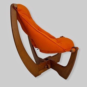 Orange Joy Ahşap Tekli Bahçe Koltuğu Turuncu Ahşap