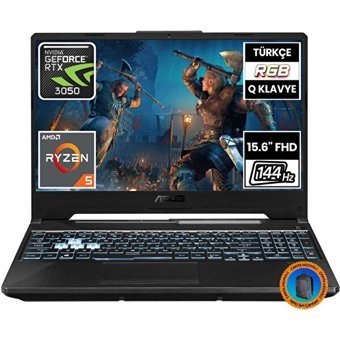 Asus TUF Gaming A15FA506NC-HN050A4-CNT005 Harici GeForce RTX 3050 AMD Ryzen 5 7535HS 16 GB Ram 1 TB SSD 15.6 inç Full HD FreeDos Oyuncu Laptop
