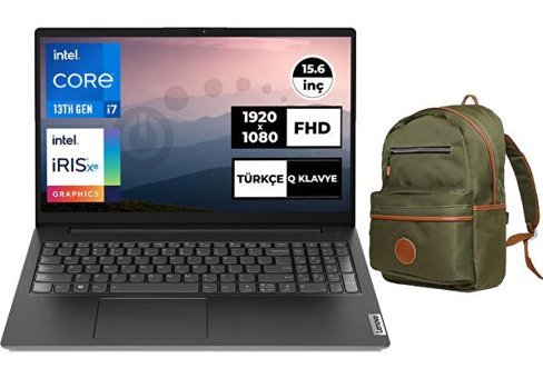 Lenovo V15 GEN 4 83A1003NTX 031 Dahili Intel Iris Xe Graphics Eligible Intel Core i7 1355U 24 GB Ram 1 TB SSD 15.6 inç Full HD Windows 11 Pro Laptop + Çanta