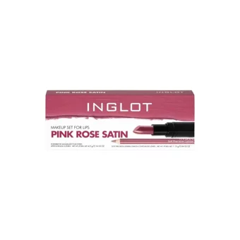 Inglot Gül Pembesi Saten Dudak Makyaj Seti