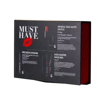 Note Precision Eyeliner Lash Master Maskara Mineral Ruj Makyaj Seti