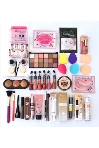 Aily Cosmetics Koyu Ton Gelin 32 Parça Makyaj Seti