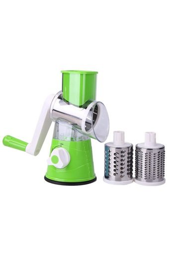 Pazariz Vegetable Slicer Kollu Çelik 4 Parça Mavi Rende Seti