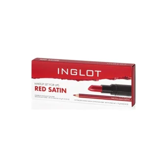 Inglot Kırmızı Saten Makyaj Seti
