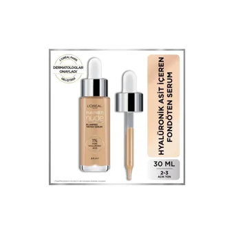 L'Oréal Paris True Match Nude Serum Fondöten Buğday Ten Kutulu Makyaj Seti