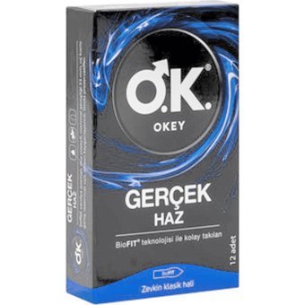 Okey Gerçek Haz Prezervatif 12'li