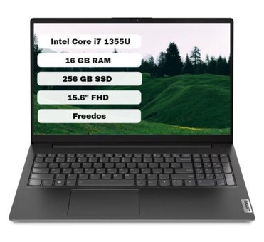 Lenovo V15 Gen 4 LAH 83A1003NTX Dahili Intel Iris Xe Graphics Eligible Intel Core i7 1355U 16 GB Ram 256 GB SSD 15.6 inç Full HD FreeDos Laptop