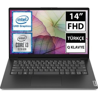 Lenovo V14 Gen 2 ITL 82KA001TTX Dahili Intel UHD Graphics Intel Core i3 1115G4 8 GB Ram 256 GB SSD 14 inç Full HD FreeDos Laptop