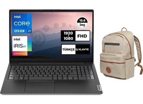 Lenovo V15 Gen 4 LAH 83A1003NTX 030 Dahili Intel Iris Xe Graphics Eligible Intel Core i7 1355U 16 GB Ram 1 TB SSD 15.6 inç Full HD Windows 11 Pro Laptop + Çanta