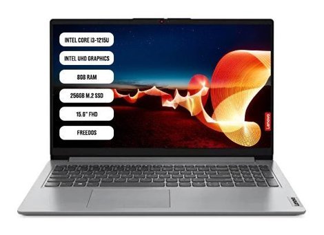 Lenovo IdeaPad 1 82QD0072TX Dahili Intel UHD Graphics Intel Core i3 1215U 8 GB Ram 256 GB SSD 15.6 inç Full HD FreeDos Laptop