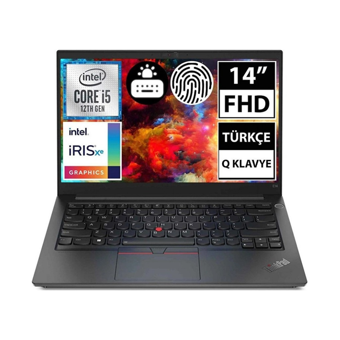 Lenovo Thinkpad E14 Gen 4 21E30088TX011 Dahili Intel Iris Xe Graphics Eligible Intel Core i5 1235U 16 GB Ram 512 GB SSD 14 inç Full HD Windows 11 Pro Laptop