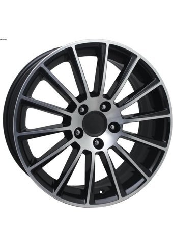 Emr Dy138-01 Black Diamond 18 inç 14 Kol Alaşımlı Jant 4 Adet