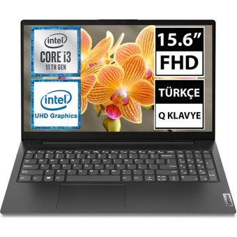 Lenovo V15 82KB0005TX Dahili Intel UHD Graphics Intel Core i3 1115G4 4 GB Ram 256 GB SSD 15.6 inç Full HD FreeDos Laptop