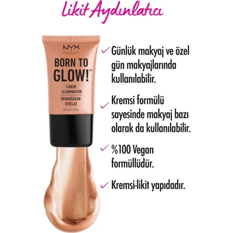 Nyx Professional Makeup Born To Glow Tüp Highlighter